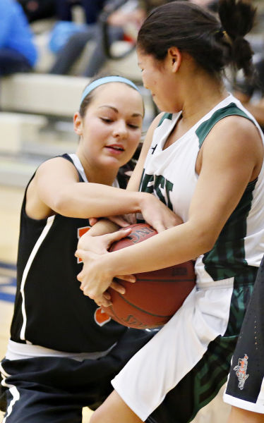 Sioux City East vs Sioux City West basketball 011915
